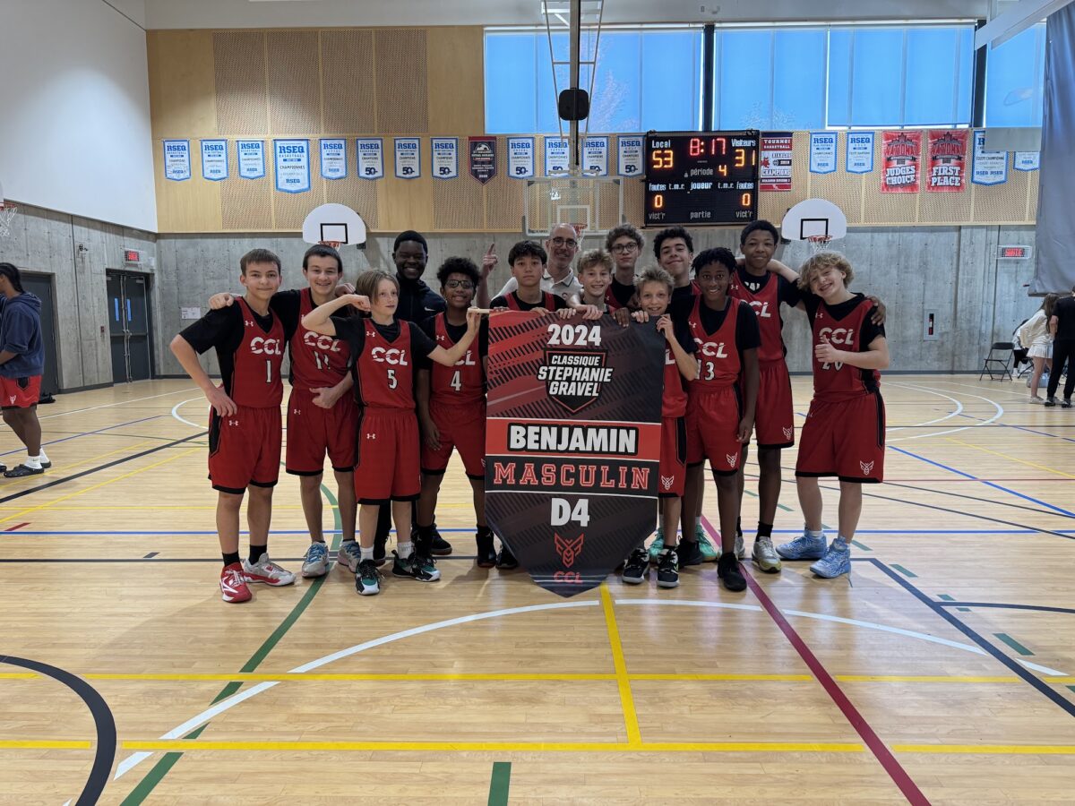 L’équipe de basketball benjamin division 4